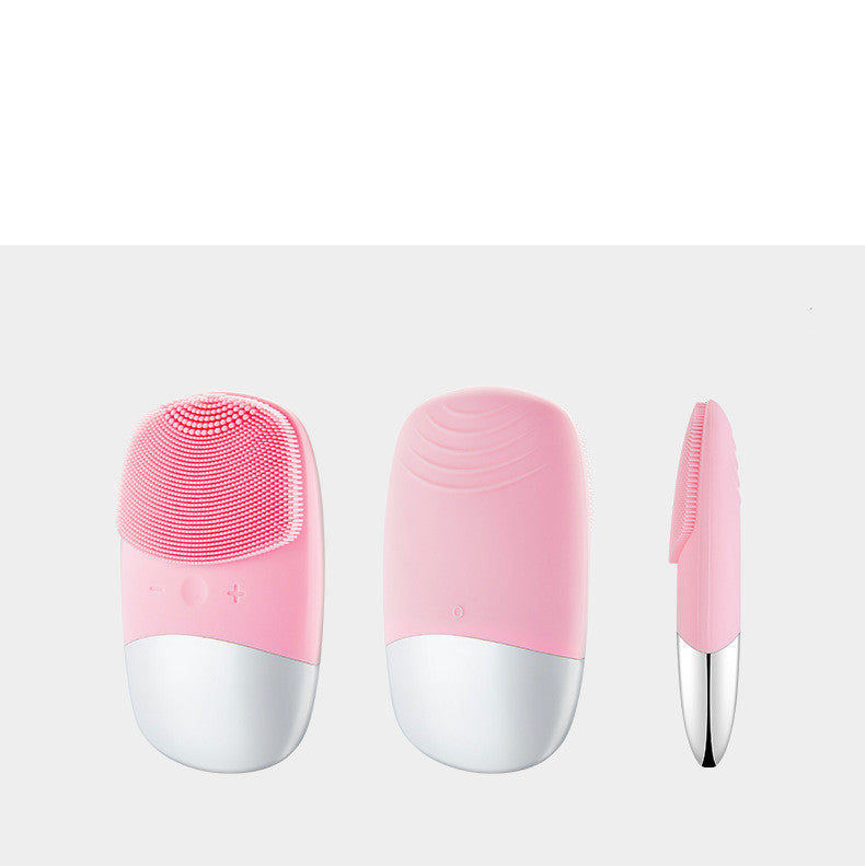 Mini Silicone Electric Face Cleansing Brush Electric Facial Cleanser Facial Cleansing Brush Skin Massager Skin Care Tools Mini Silicone Electric Face Cleansing Brush Electric Facial Cleanser Facial Cleansing Brush Skin Massager Skin Care Tools